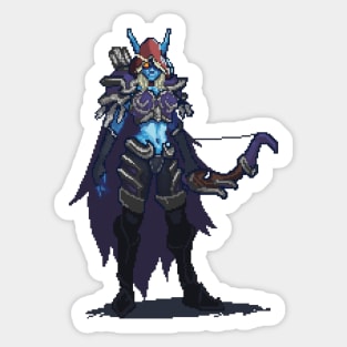 Pixel Sylvanas Windrunner Sticker